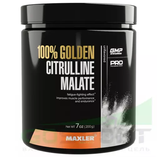  MAXLER L-Citrulline Malate 100% Golden 200 г, Нейтральный