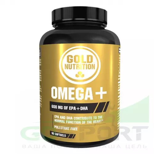 Омена-3 GoldNutrition Omega+ 90 капсул