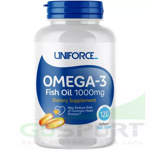 Омена-3 Uniforce Omega-3 1000 mg 120 капсул