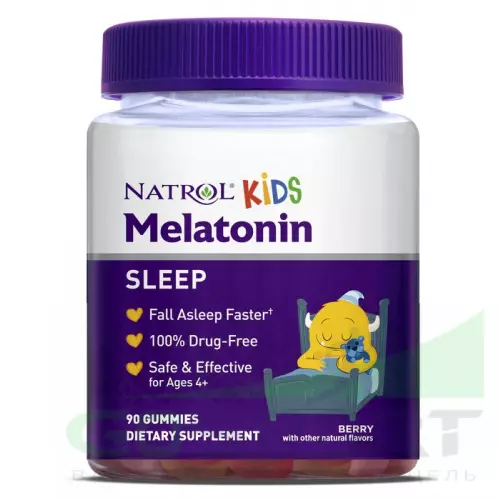  Natrol Melatonin Kids 90 таблеток, Ягоды
