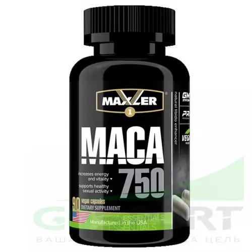 MAKA MAXLER (USA) Maca 750 90 вегетарианские капсулы, Нейтральный