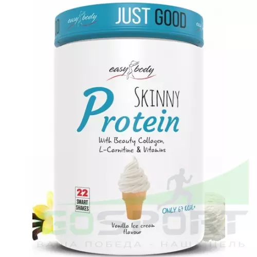  QNT Skinny Protein 450 г, Ванильное мороженое