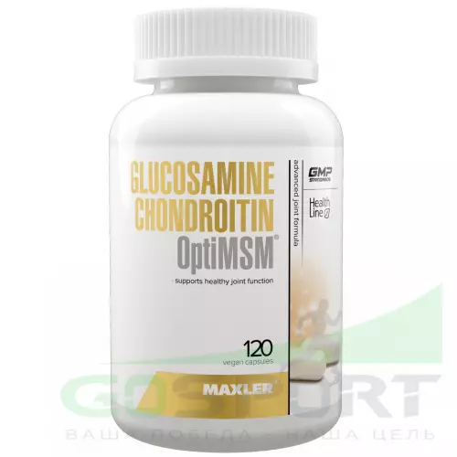 MAXLER Glucosamine Chondroitin + OptiMSM 120 капсул