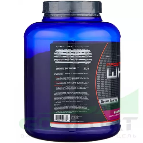  Ultimate Nutrition Prostar Whey 2390 г, Малина