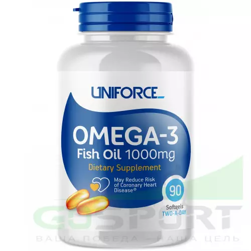 Омена-3 Uniforce Omega-3 1000 mg 90 капсул