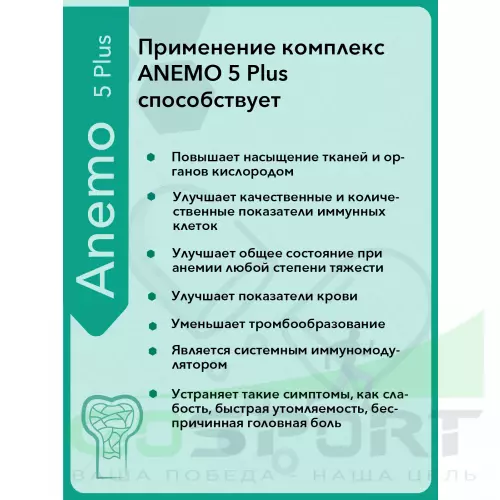  Vitual Laboratories Anemo 3 Plus (Выносливость) 60 капсул