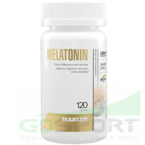  MAXLER Melatonin 120 таблеток, Нейтральный