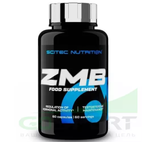 Магний+цинк+B6 Scitec Nutrition ZMB 60 капсул
