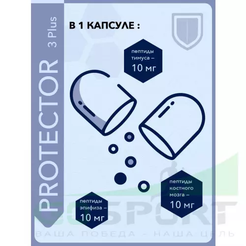  Vitual Laboratories Protector 3 Plus 60 капсул