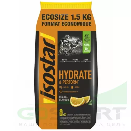 Изотоник ISOSTAR Hydrate 1 пакет = 1.5 кг, Апельсин