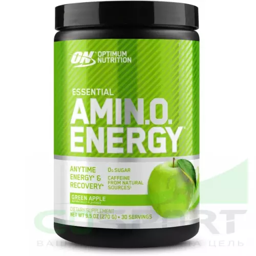 Аминокислоты OPTIMUM NUTRITION Essential Amino Energy 270 г, Зеленое яблоко