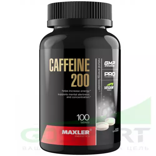  MAXLER Caffeine 200 100 таблеток, Нейтральный