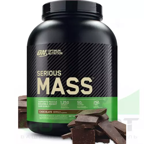 Гейнер OPTIMUM NUTRITION Serious Mass 2720 г, Шоколад