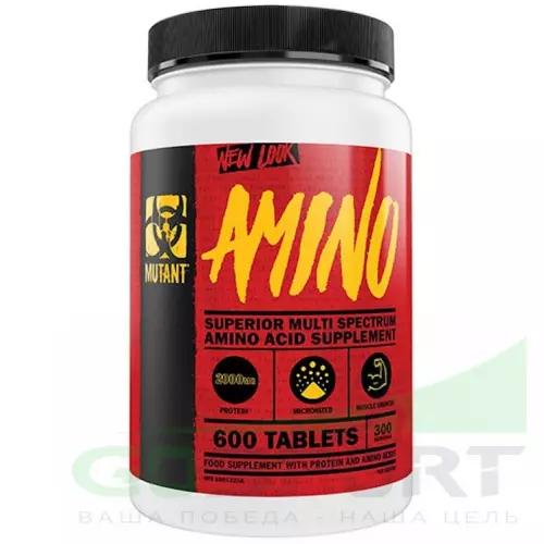 Аминокислоты Mutant Mutant Amino 600 таблеток