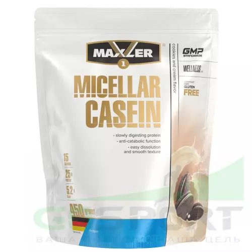 Казеиновый протеин MAXLER Micellar Casein 450 г, Печенье с Кремом