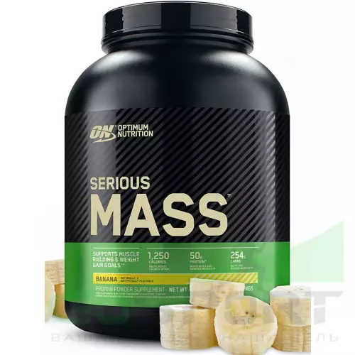 Гейнер OPTIMUM NUTRITION Serious Mass 2720 г, Банан