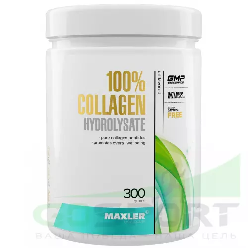  MAXLER 100% Collagen Hydrolysate 300 г, Нейтральный