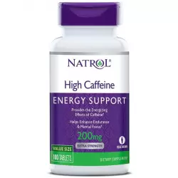 Natrol High Caffeine 200 mg Кофеин
