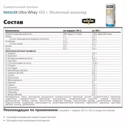 MAXLER Ultra Whey Сывороточный протеин