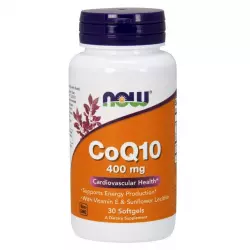 NOW FOODS CoQ10 400 мг Коэнзим Q10