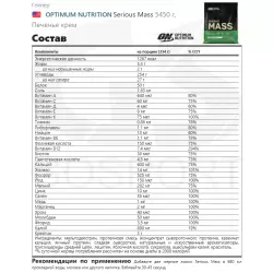 OPTIMUM NUTRITION Serious Mass Гейнеры