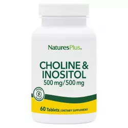 NaturesPlus Choline & Inositol 500 mg Жиросжигатели