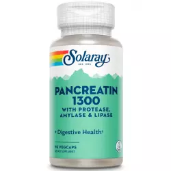 Solaray Solaray, Pancreatin 1300, 90 Capsules Антиоксиданты