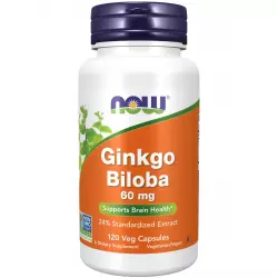 NOW FOODS Ginkgo Biloba 60 mg Антиоксиданты