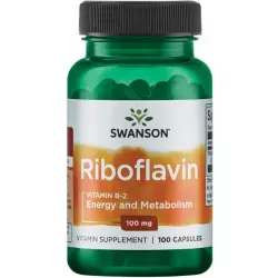 Swanson Vitamin B-2 100 mg Витамины группы B