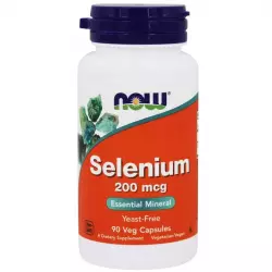 NOW Selenium - Селен 200 мкг Селен