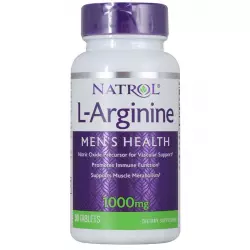 Natrol L-Arginine 1000 mg Аргинин / Орнитин