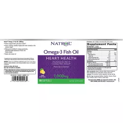 Natrol Omega-3 Fish Oil 1000mg Omega 3