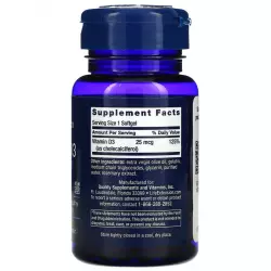 Life Extension Vitamin D3 25 mcg (1000 IU) Витамин D