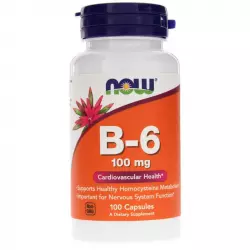 NOW FOODS B-6 – Витамин Б-6 100mg Витамины группы B