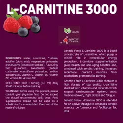 GENETIC FORCE L-карнитин 3000 Карнитин жидкий