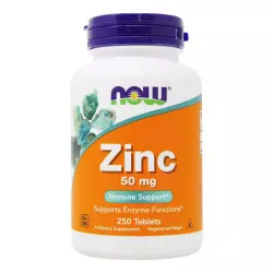NOW Zinc Gluconate 50 мг Цинк