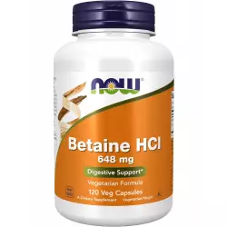 NOW FOODS Betaine HCL Антиоксиданты
