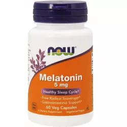 NOW FOODS Melatonin - Мелатонин 5 мг Для сна & Melatonin