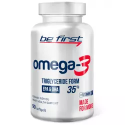 Be First Omega-3 + витамин Е (омега-3 35% ПНЖК + витамин Е) Omega 3