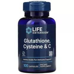 Life Extension Glutathione, Cysteine & C Антиоксиданты
