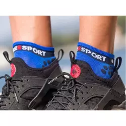 Compressport Носки V3 RUN LO "Синий Лолит" Компрессионные носки