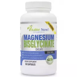 Vitalite Now Magnesium Bisglycinate Chelate 200 mg Магний