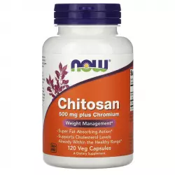 NOW Chitosan Plus Chromium 500 мг Хром