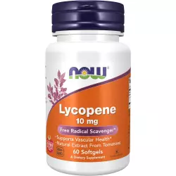 NOW FOODS Lycopene 10 mg with Natural Extract from Tomatoes Экстракты