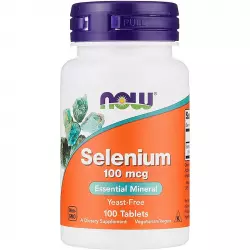 NOW Selenium - Селен 100 мкг Селен