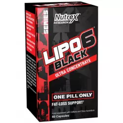 NUTREX Lipo-6 Black Fat-Loss Support Ускорение метаболизма
