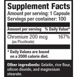 Ultimate Nutrition CHROMIUM PICOLINATE Хром