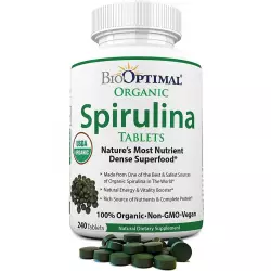 Bio Optimal Spirulina 200 mg Адаптогены