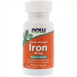 NOW Iron Ferrochel(r) – Железо (36 мг) Железо