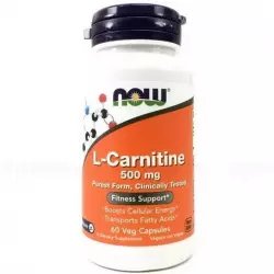 NOW L-Carnitine 500 мг Карнитин в таблетках